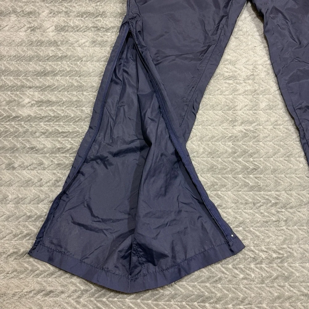 Vtg Adidas Track Pants Men Medium Blue Nylon 80s Lightweight Zipper